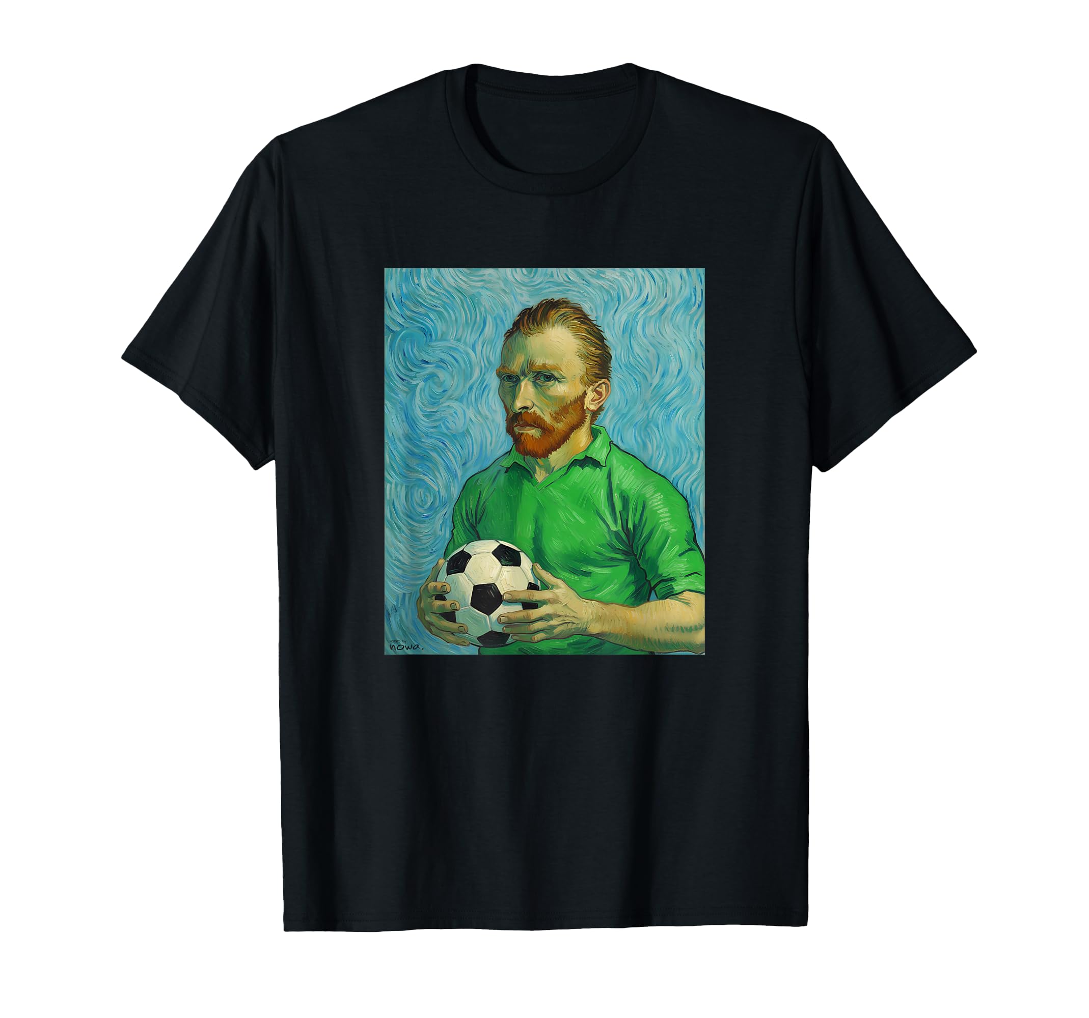 Vincent Loves Football And Soccer Green T-Shirt - Unique Graphic Men Women