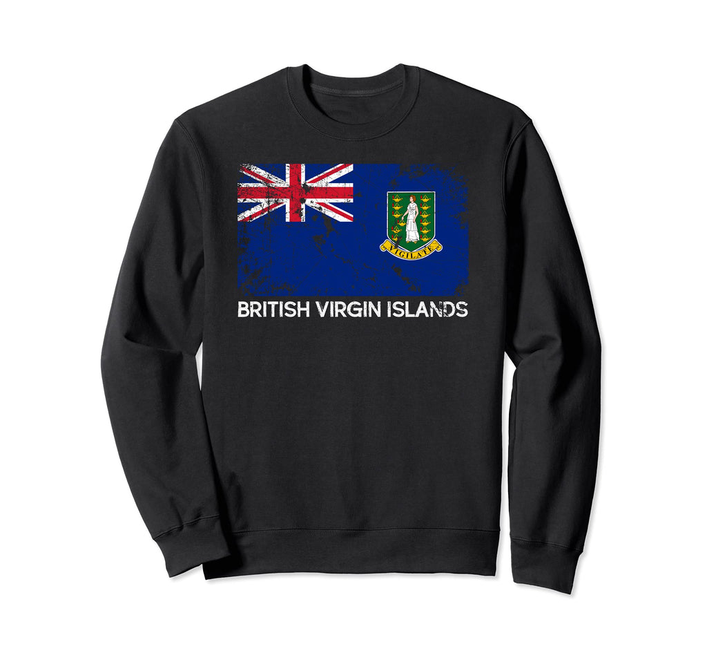 Bvi Flag Made British Virgin Islands Sweatshirt - Trendy Graphic Men Women