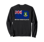 Bvi Flag Made British Virgin Islands Sweatshirt - Trendy Graphic Men Women