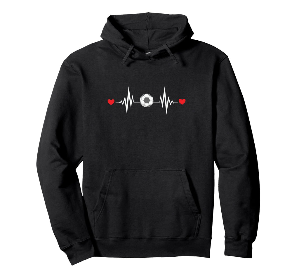 Heartbeat Soccer Sports Player Goal Hoodie - Streetwear Style Men Women
