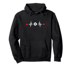 Heartbeat Soccer Sports Player Goal Hoodie - Streetwear Style Men Women