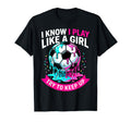 I Know I Play Like Try To Keep Up Soccer T-Shirt - Novelty Apparel Unisex