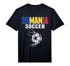 Romania Soccer Fans Jersey Support T-Shirt - Custom Art Print Unisex