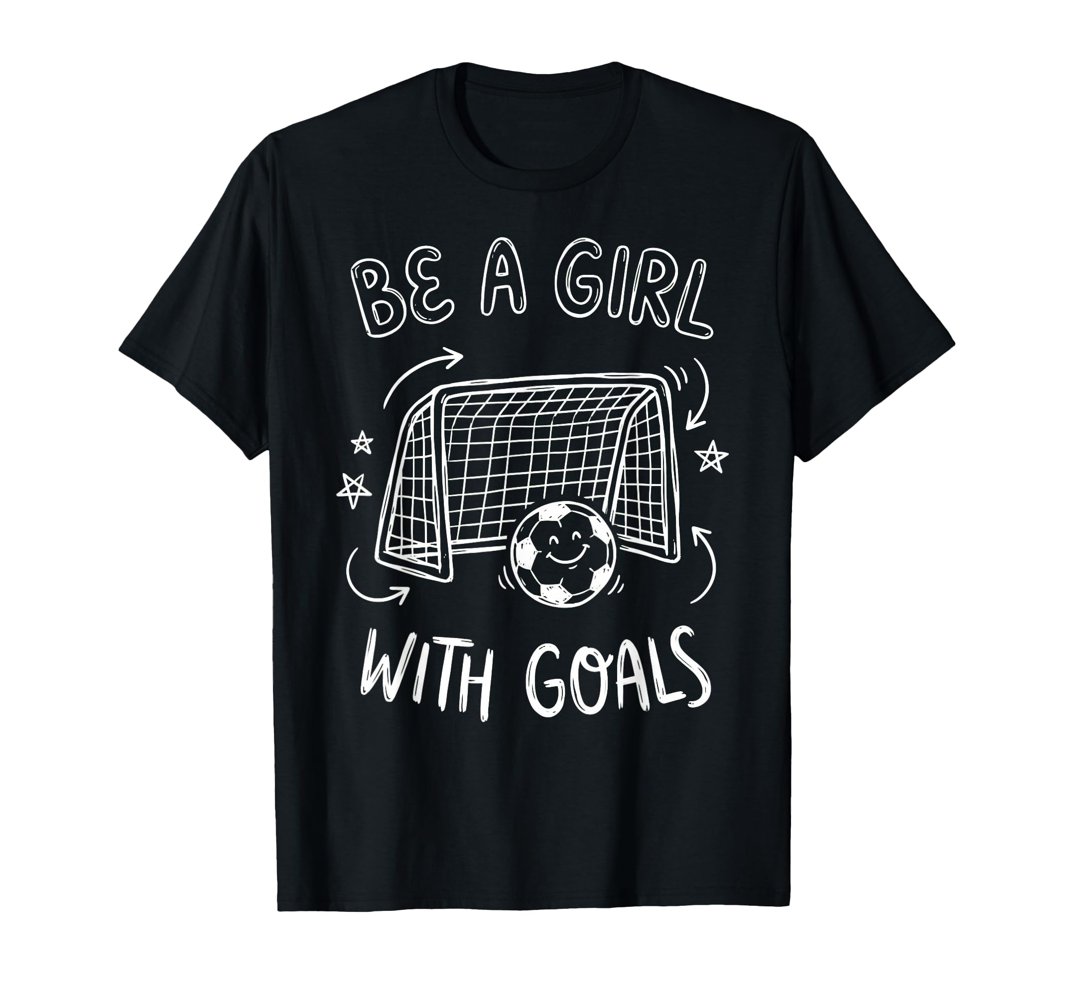 Funny Soccer Art Teens Football Lover T-Shirt - Minimalist Print Men Women