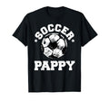 Soccer Pappy Soccer Ball Distressed T-Shirt - Custom Art Print for Adults