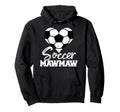 Soccer Mawmaw Heart Funny Heartfelt Love Hoodie - Graphic Print Men Women