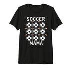 Soccer Mama Coquette Bow Soccer Mom Bow T-Shirt - Graphic Print Men Women