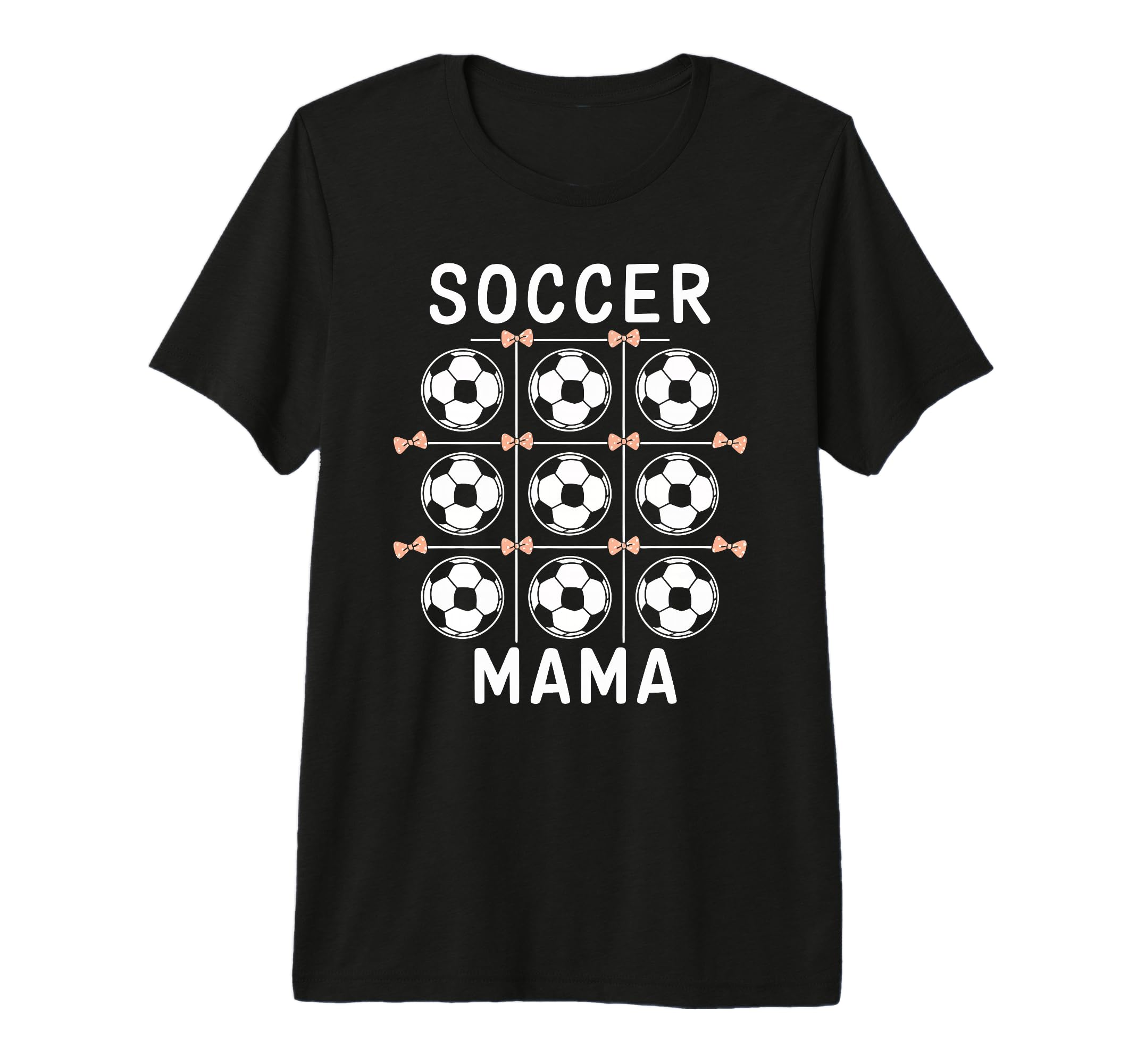 Soccer Mama Coquette Bow Soccer Mom Bow T-Shirt - Graphic Print Men Women
