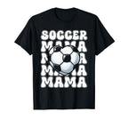 Soccer Mom Football Mama Soccer Season T-Shirt - Novelty Apparel Unisex
