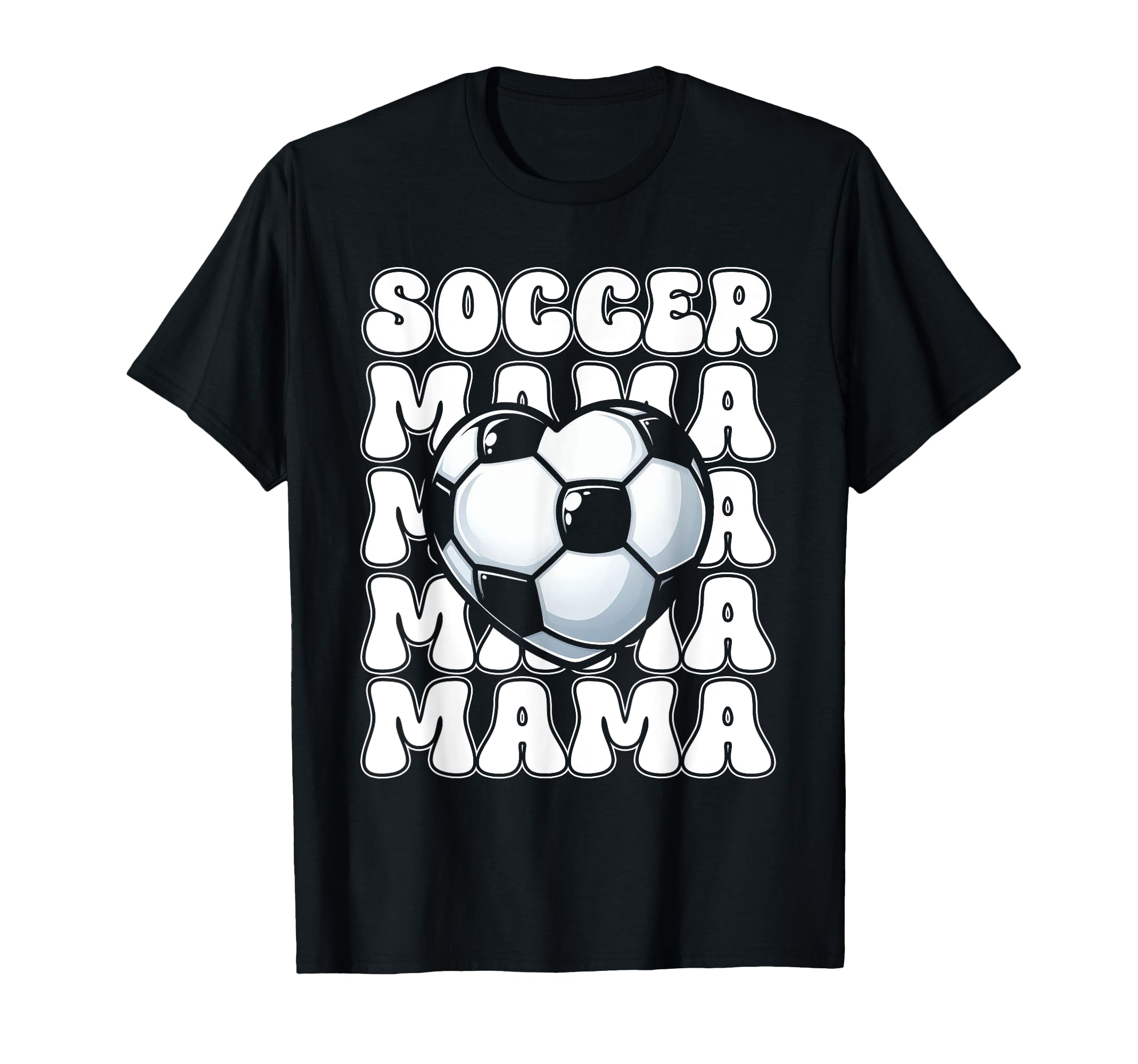 Soccer Mom Football Mama Soccer Season T-Shirt - Novelty Apparel Unisex