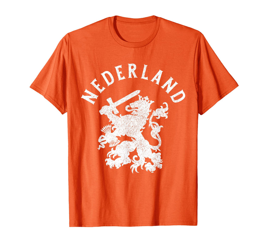 Nederland Netherlands Lion Holland T-Shirt - Trendy Graphic Men Women