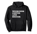 Soccer Mom Football Auntie Weekends Hoodie - Trendy Graphic for Adults