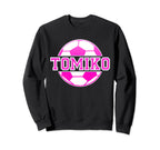 Tomiko Name Soccer Play Football Sweatshirt - Aesthetic Graphic Men Women