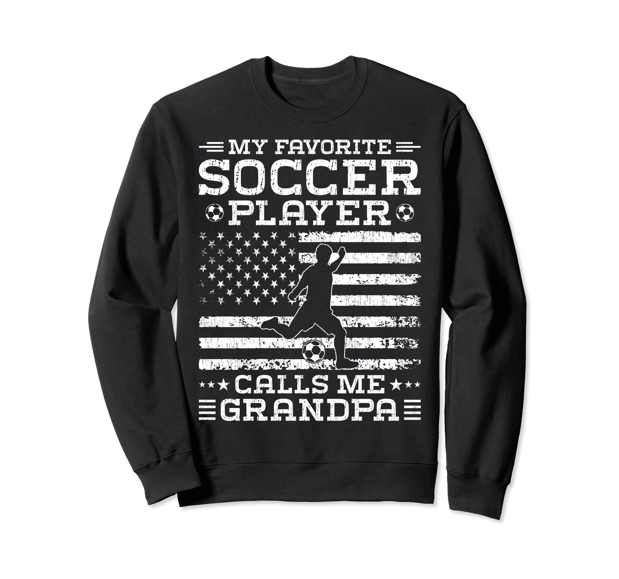 My Favorite Soccer Player Sweatshirt - Casual Everyday Wear for Adults