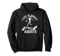 Lifes About Goals And Assists Soccer Hoodie - Unique Graphic for Adults