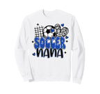 Soccer Nana Leopard Funny Soccer Sweatshirt - Custom Art Print Men Women