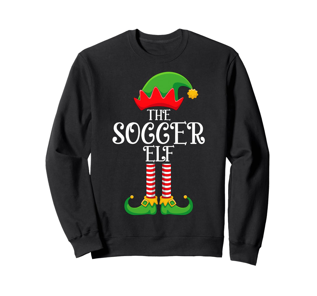 Soccer Elf Family Matching Funny Sweatshirt - Novelty Apparel Men Women