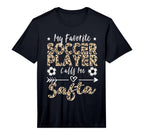 Mens My Favorite Soccer Player Calls T-Shirt - Novelty Apparel for Adults