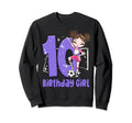 10Th Birthday Soccer Party Ten Sweatshirt - Streetwear Style for Adults