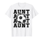 Soccer Aunt Cracked Wall Family Matching T-Shirt - Graphic Print Men Women