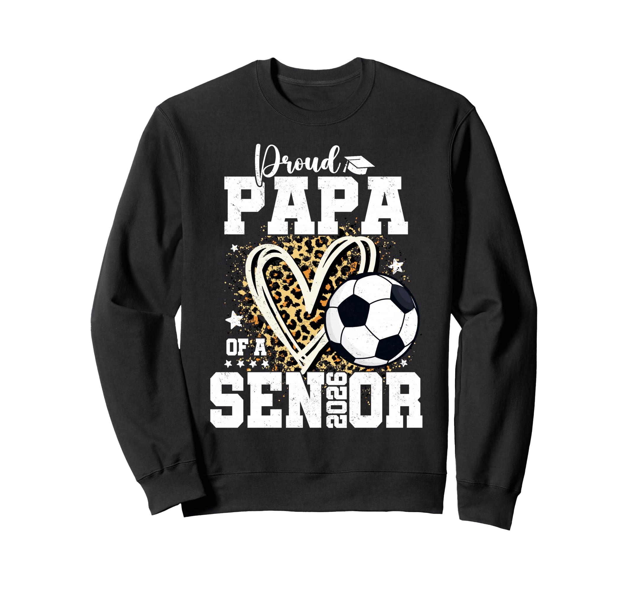 Proud Papa 2026 Senior Soccer Sweatshirt - Unique Graphic for Adults