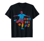 Vibrant Soccer Vibes Only Colorful T-Shirt - Streetwear Style Men Women