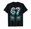 Soccer Goalie 67 Number Gloves Splash T-Shirt - Minimalist Print Men Women