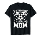 Womens Soccer Mom Mama Mothers Day T-Shirt - Trendy Graphic Men Women