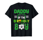 Daddy Birthday Soccer Goal Family T-Shirt - Streetwear Style for Adults