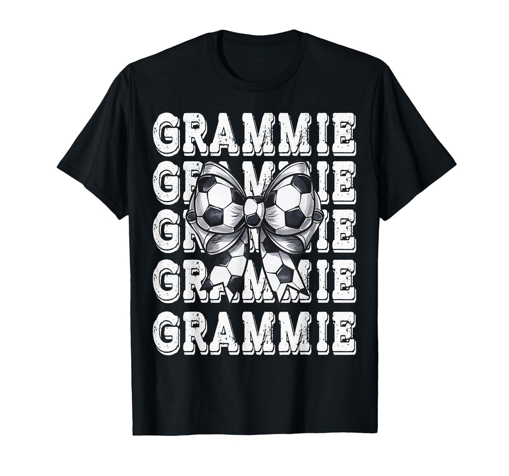 Coquette Soccer Grammie Matching Family T-Shirt - Minimalist Print Unisex