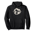Heartbeat Football Soccer Player Hoodie - Novelty Apparel Unisex