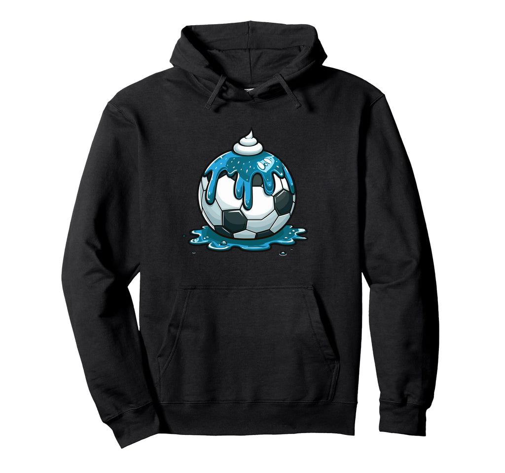 Soccer Drip Cream Drip Sprinkles Summer Hoodie - Graphic Print for Adults