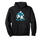 Soccer Drip Cream Drip Sprinkles Summer Hoodie - Graphic Print for Adults