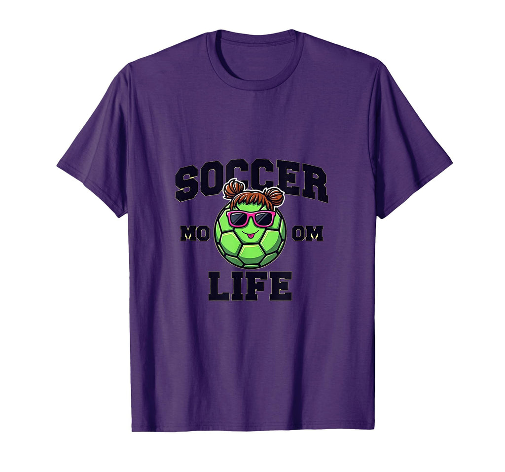 Soccer Mom Life Proud Sports Mom T-Shirt - Unique Graphic for Adults