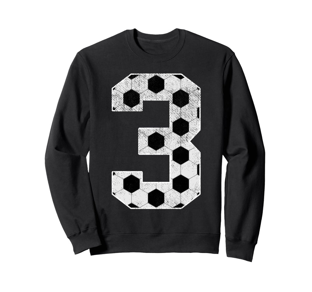 3Rd Birthday Party Three 3 Year Sweatshirt - Custom Art Print for Adults