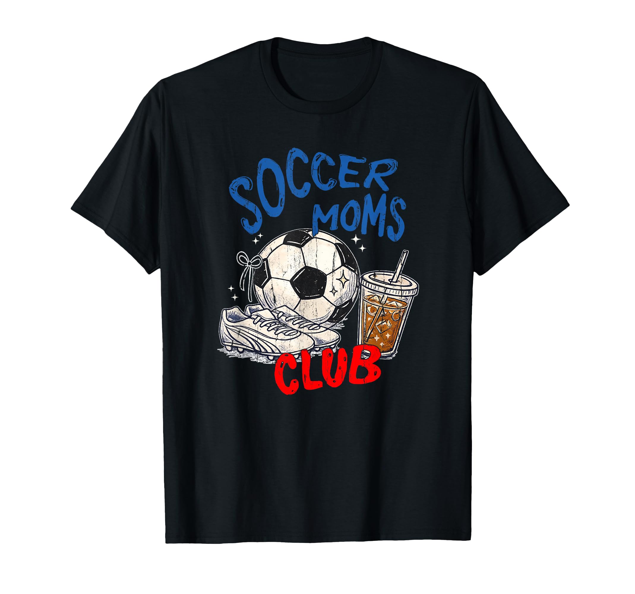 Soccer Moms Club Soccer Mom Mothers T-Shirt - Aesthetic Graphic for Adults
