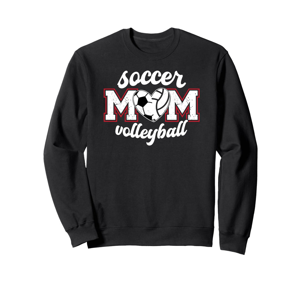 Soccer Volleyball Mom Ballers Sweatshirt - Trendy Graphic Men Women