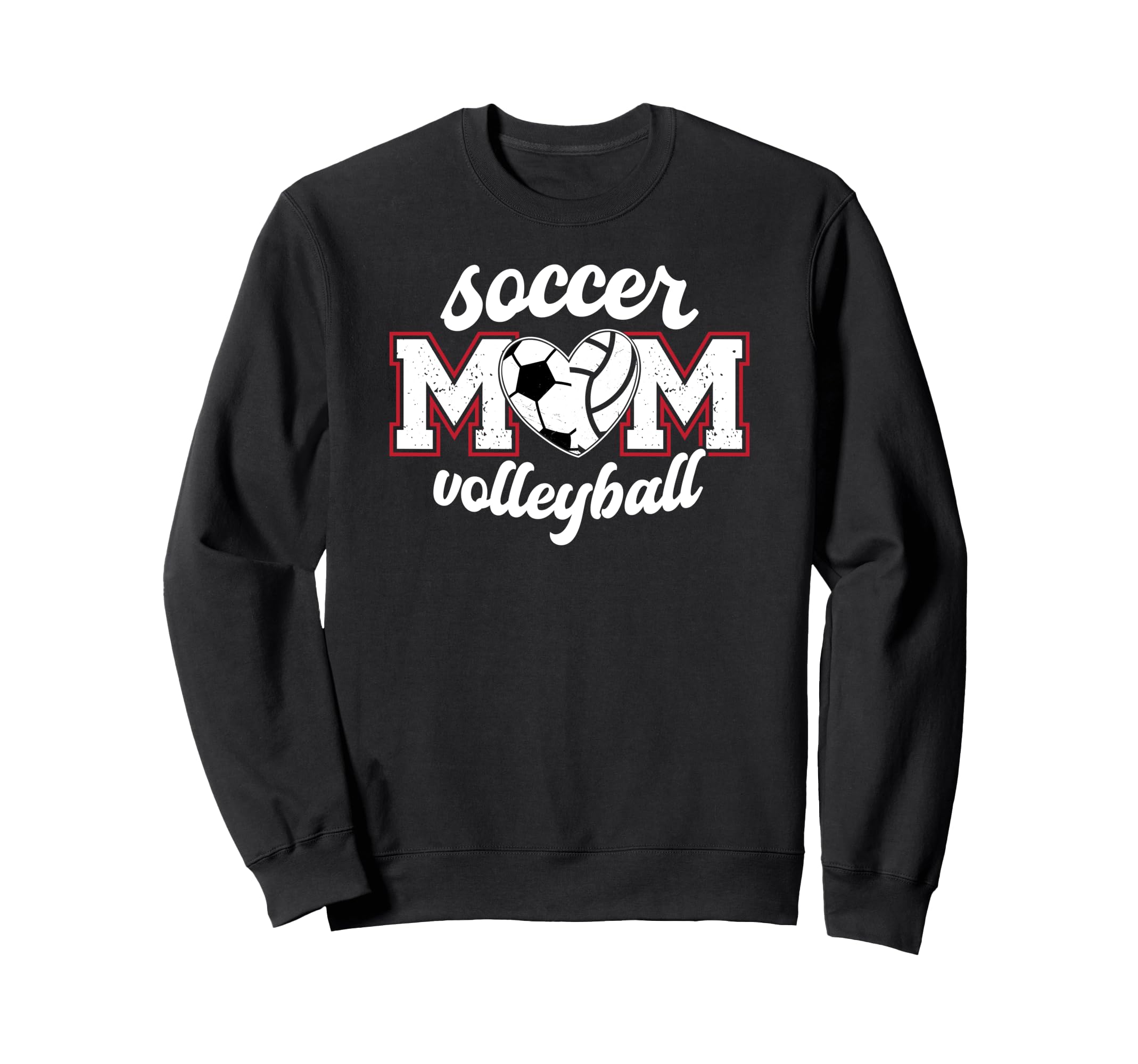 Soccer Volleyball Mom Ballers Sweatshirt - Trendy Graphic Men Women