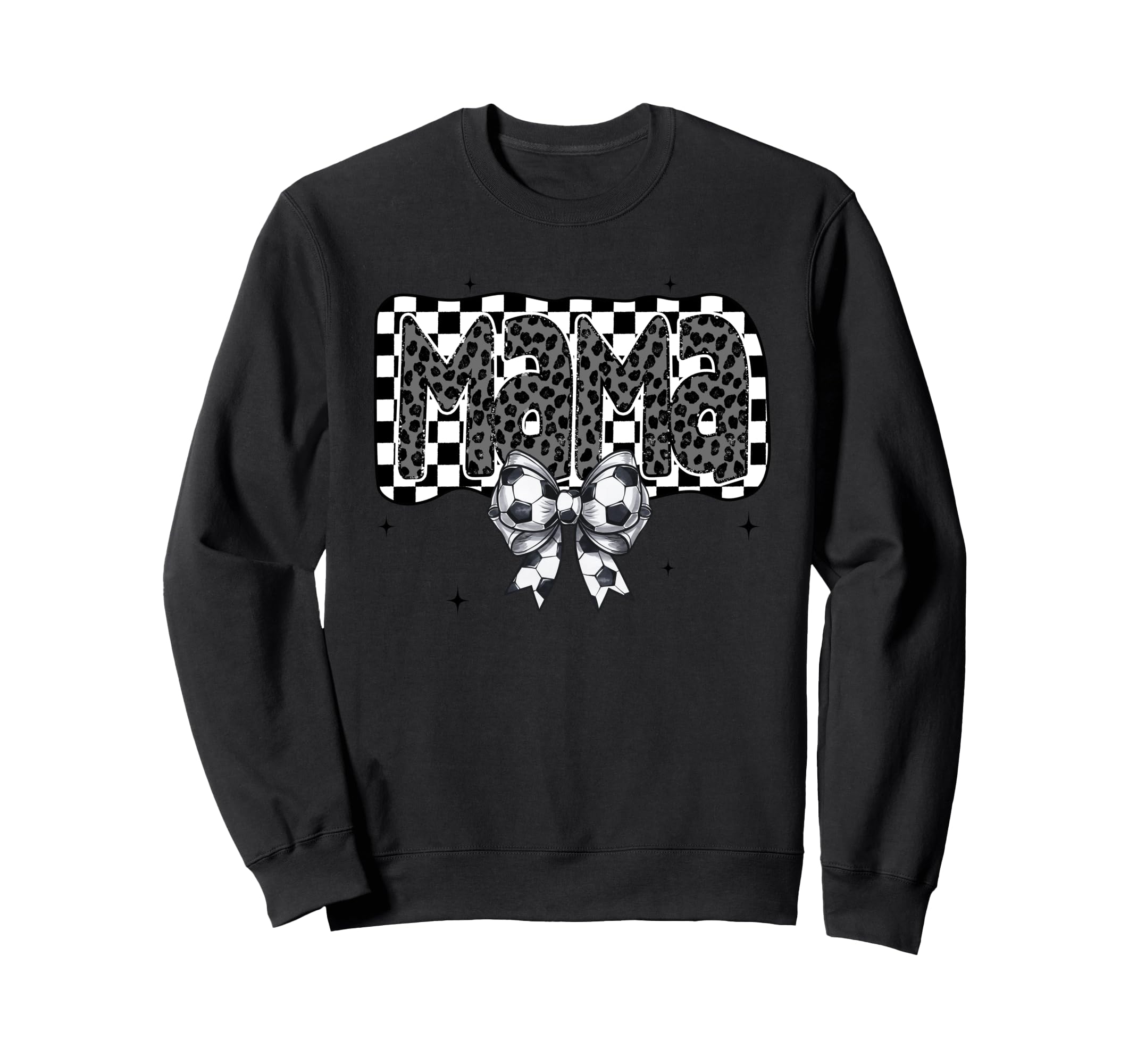 Soccer Mama Coquette Checkered Sweatshirt - Aesthetic Graphic Men Women