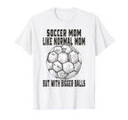 Soccer Game Day Soccer Mom Like T-Shirt - Aesthetic Graphic for Adults