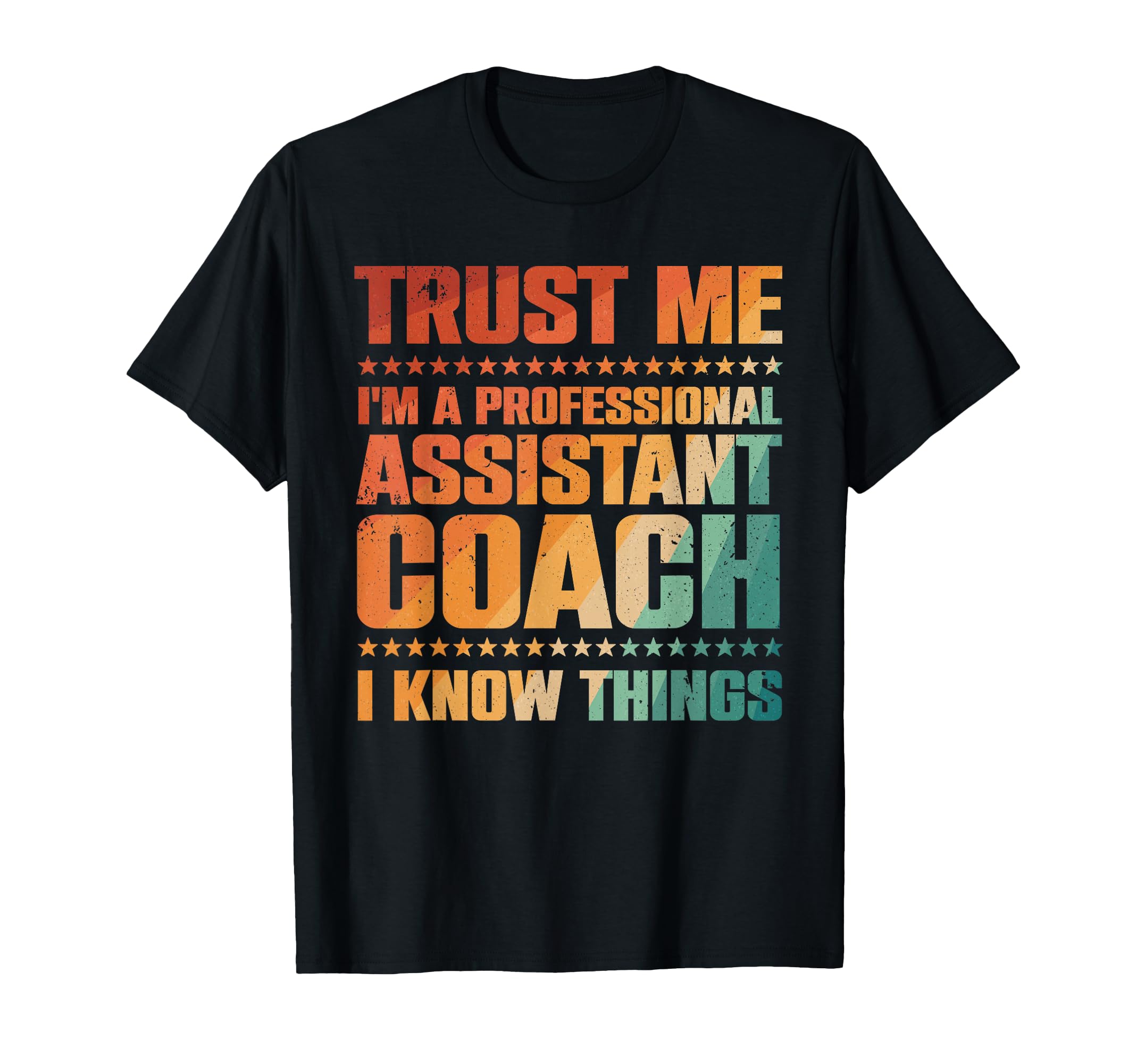 Assistant Coach Softball Baseball T-Shirt - Graphic Print for Adults