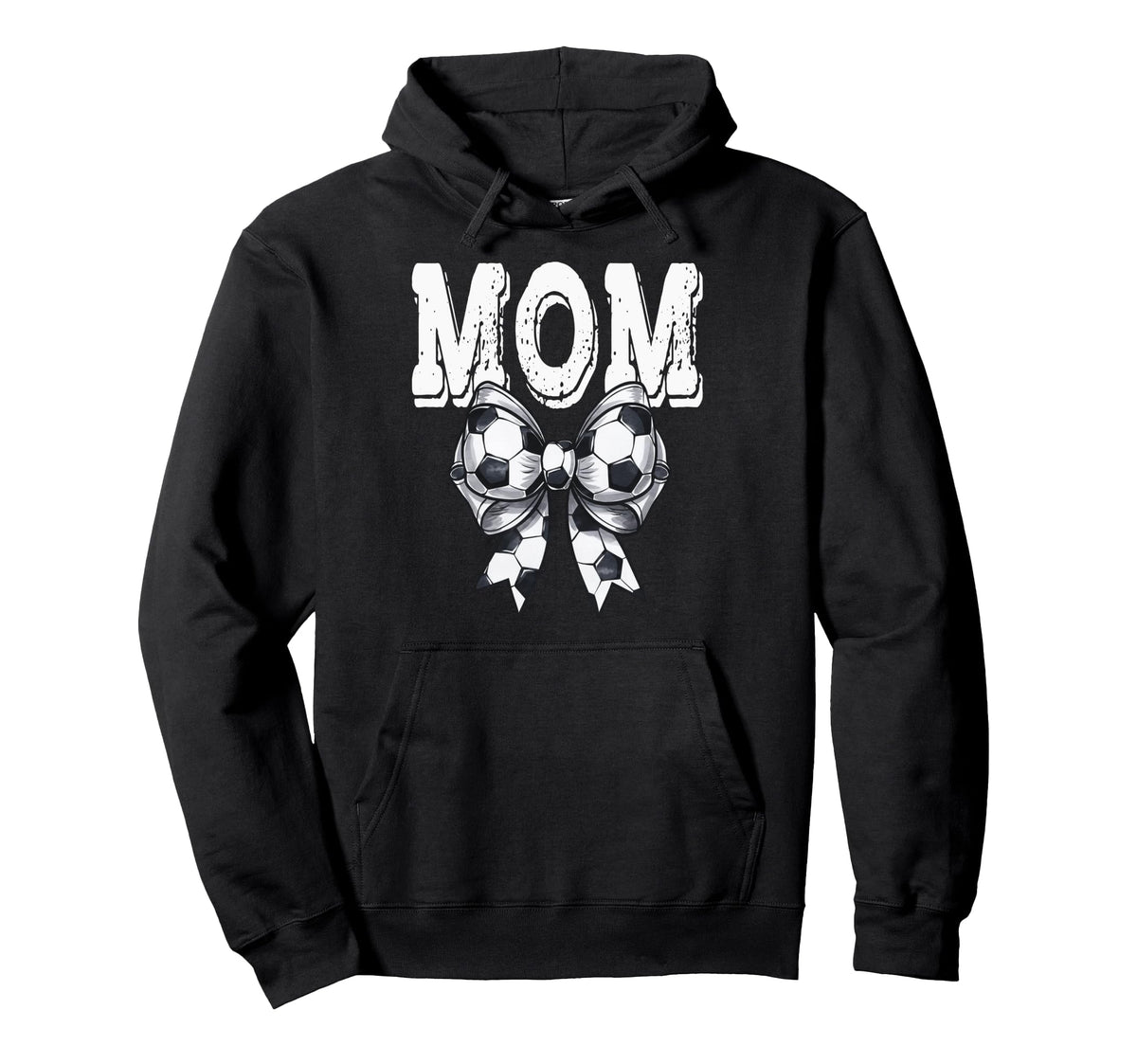Coquette Soccer Bow Mom Sister Grandma Hoodie - Custom Art Print Unisex