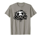 Soccer Coach Futbol T-Shirt - Novelty Apparel Men Women