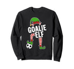Soccer Elf Goalie Soccer Player Sweatshirt - Aesthetic Graphic for Adults