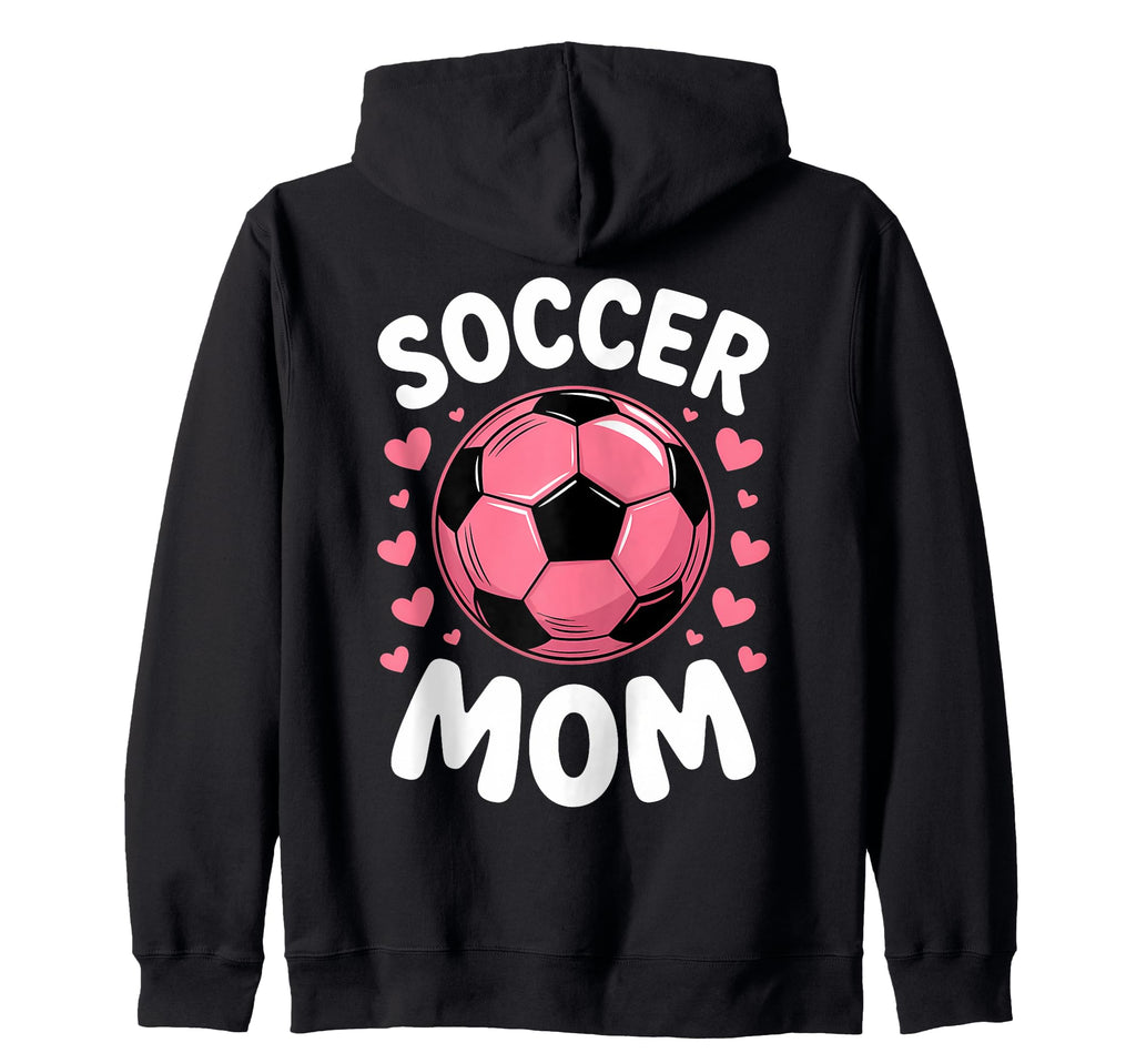 Funny Soccer Mom Soccer Player Designs Hoodie - Minimalist Print Men Women