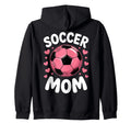 Funny Soccer Mom Soccer Player Designs Hoodie - Minimalist Print Men Women
