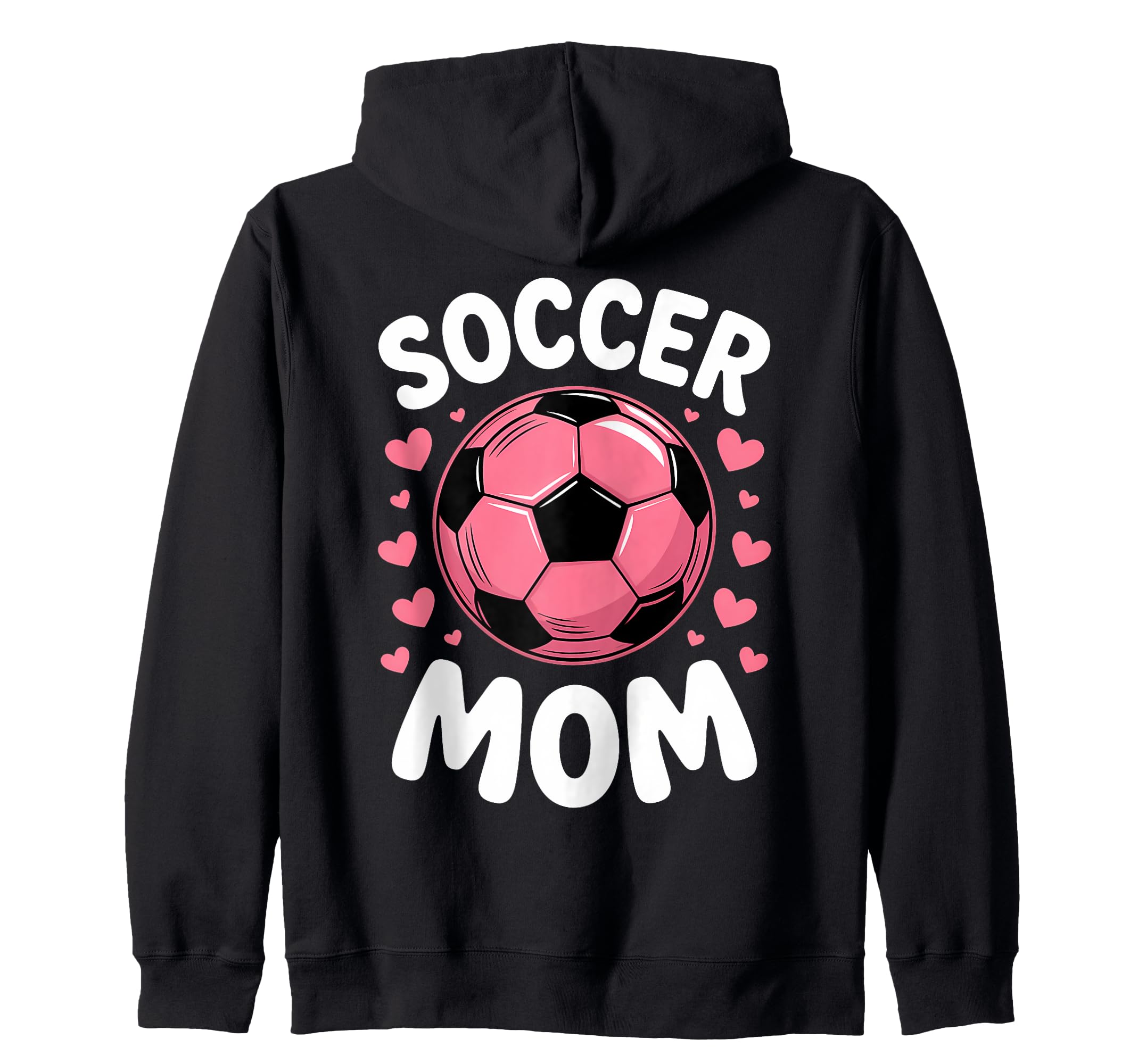 Funny Soccer Mom Soccer Player Designs Hoodie - Minimalist Print Men Women