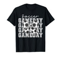 Soccer Game Day Coquette Bow Funny T-Shirt - Fun Novelty Design Unisex