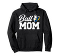 Ball Mom Volleyball Soccer Mom Soccer Hoodie - Aesthetic Graphic Unisex