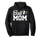 Ball Mom Volleyball Soccer Mom Soccer Hoodie - Aesthetic Graphic Unisex